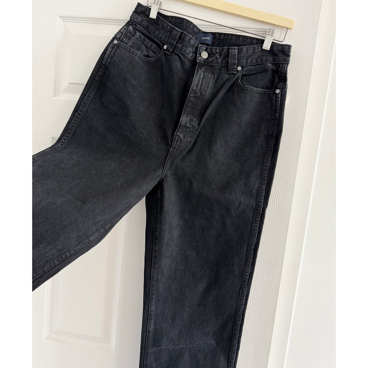 Khaite "Martin" Jeans in Black, size 29