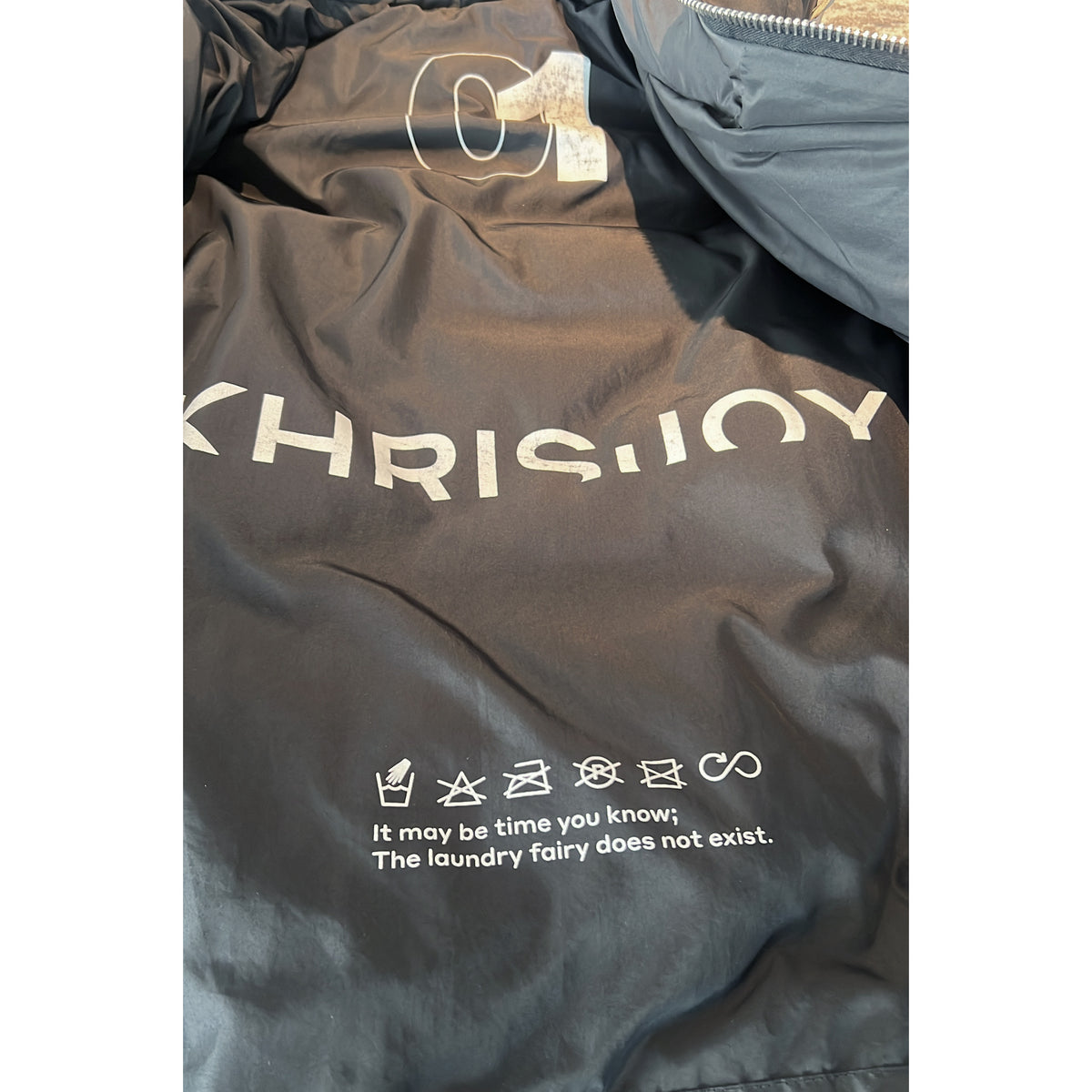 Khrisjoy "Iconic" Puffer Jacket in Black, size "1" (fits M/L)