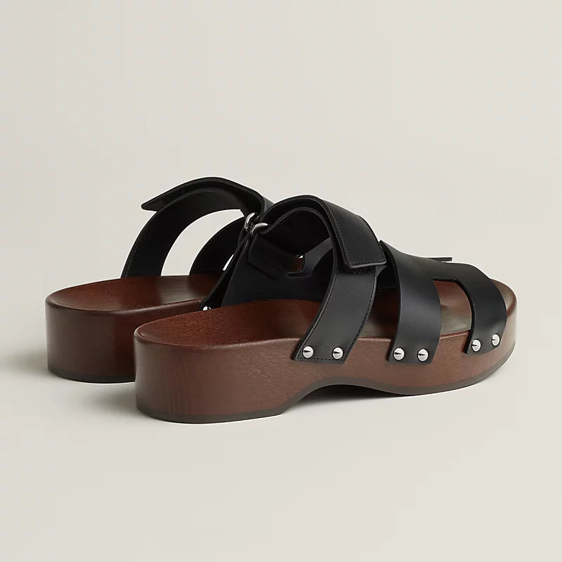 Hermes "Kos" Clogs in Black, size 41