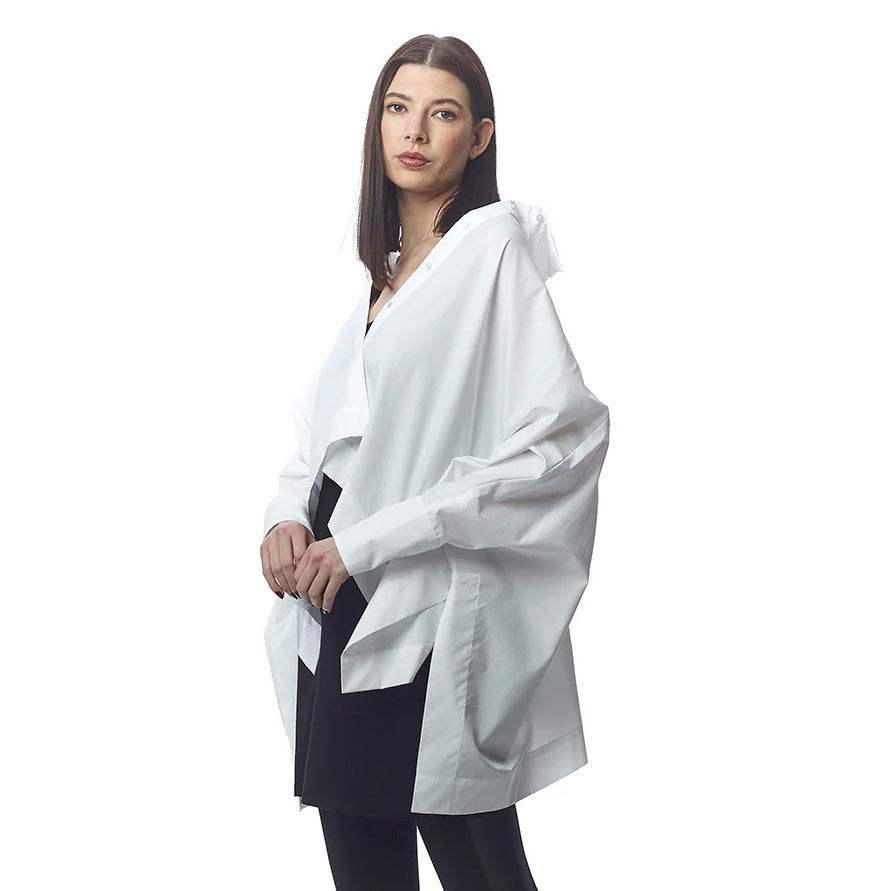 Lauren Bagliore Oversize White Shirt, size Small