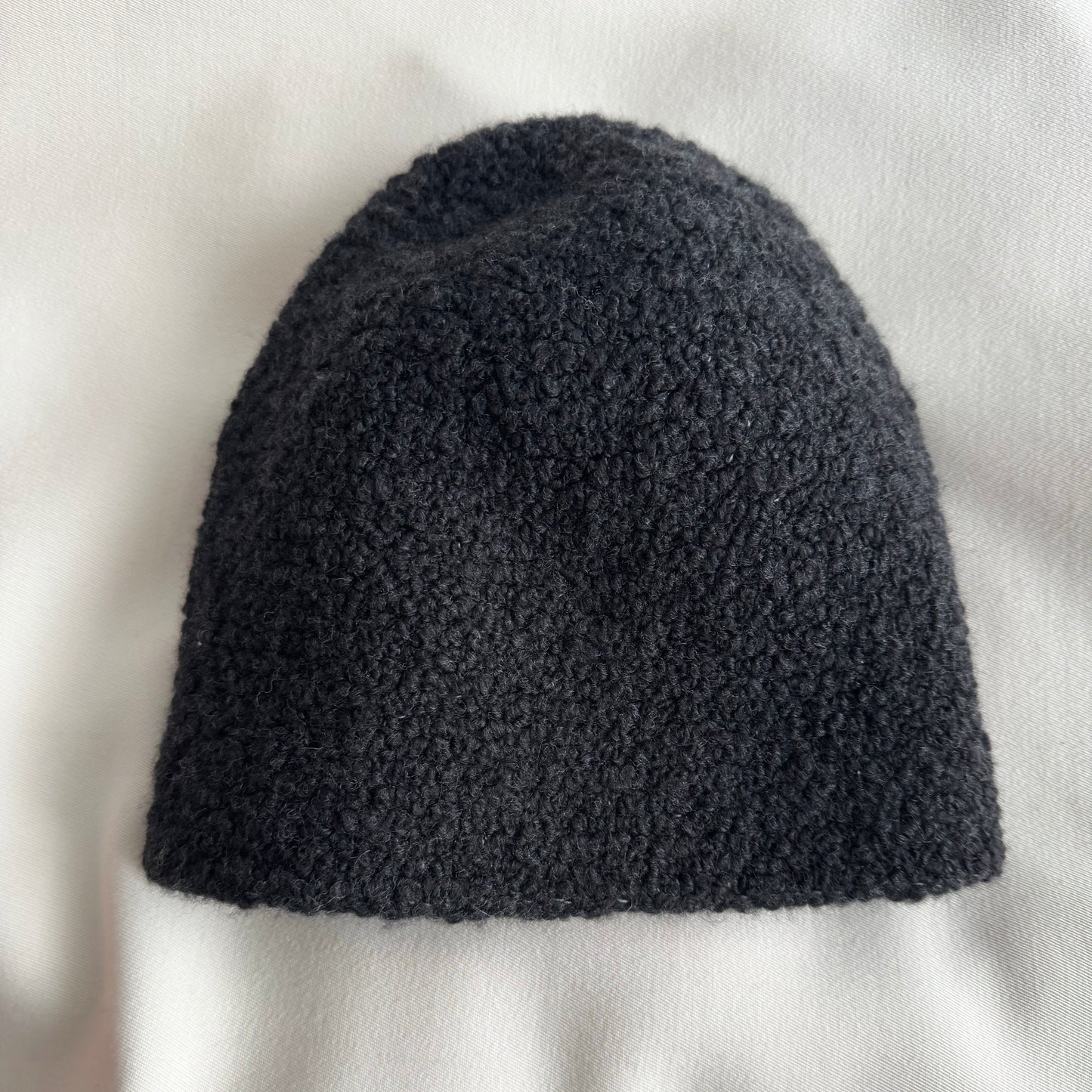 Lauren Manoogian Bouclé Knit Toque in Black Melange