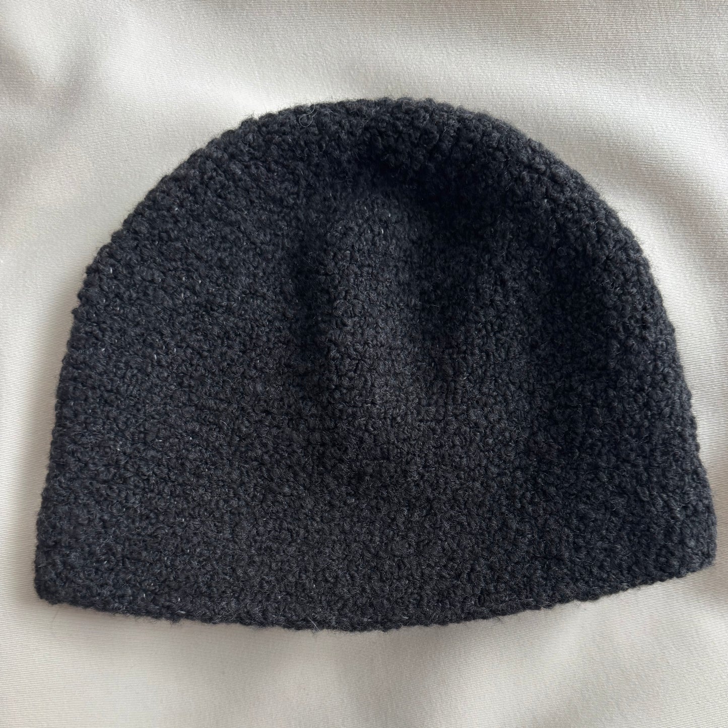 Lauren Manoogian Bouclé Knit Toque in Black Melange