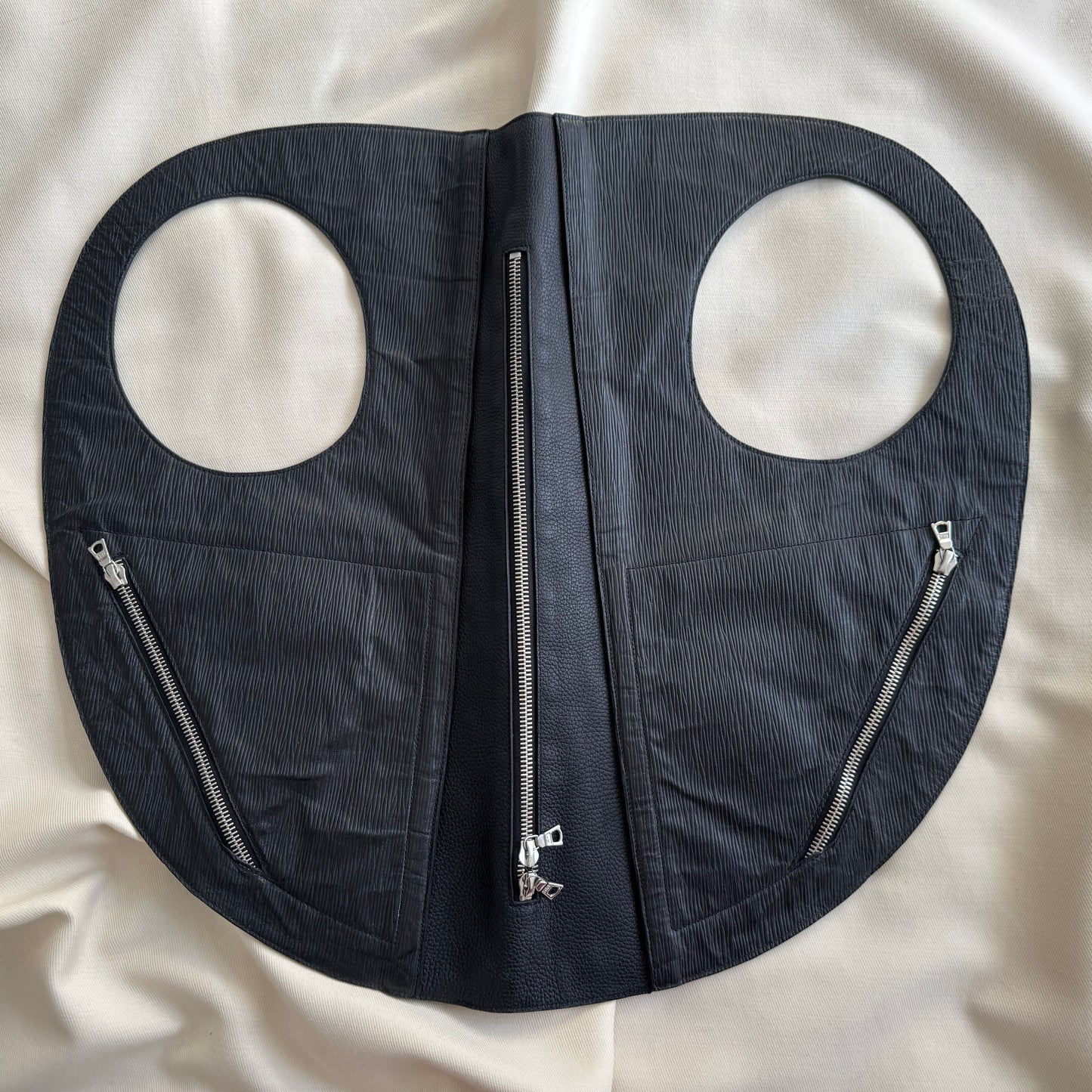 Sac transformable Lauren Bagliore « Body Armour » en cuir embossé lézard