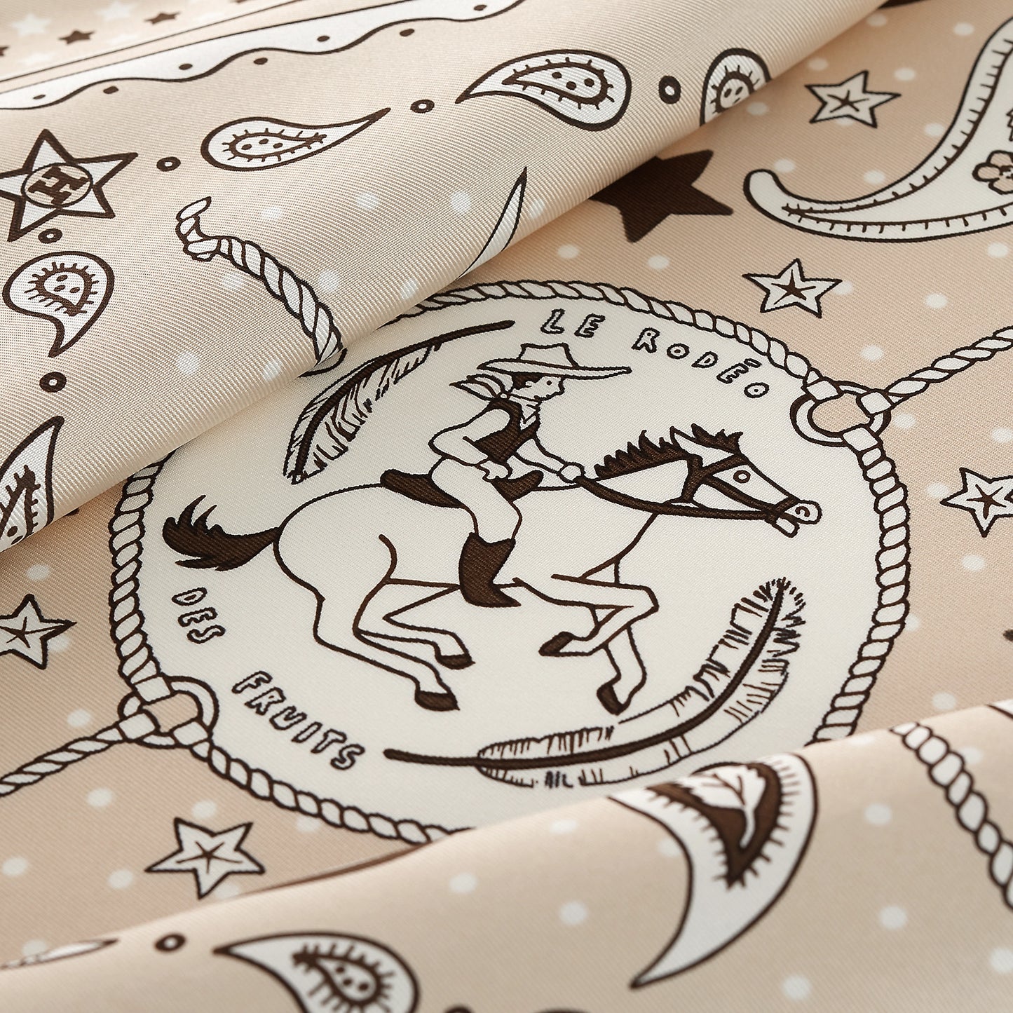 Hermes Le Rodeo des Fruits bandana 55