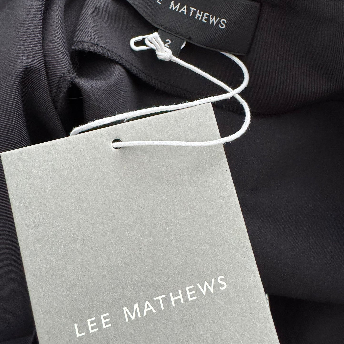Lee Mathews "Davey" Mini Dress in Black, size "2" (fits like Medium ish)