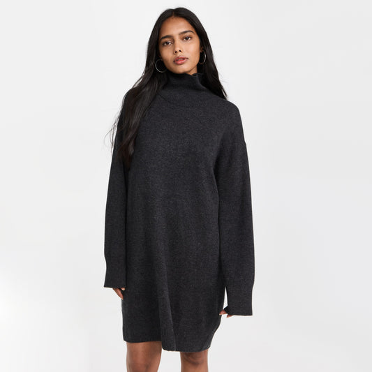 Le Kasha "Kalmar" Cashmere Turtleneck Dress, One Size Only