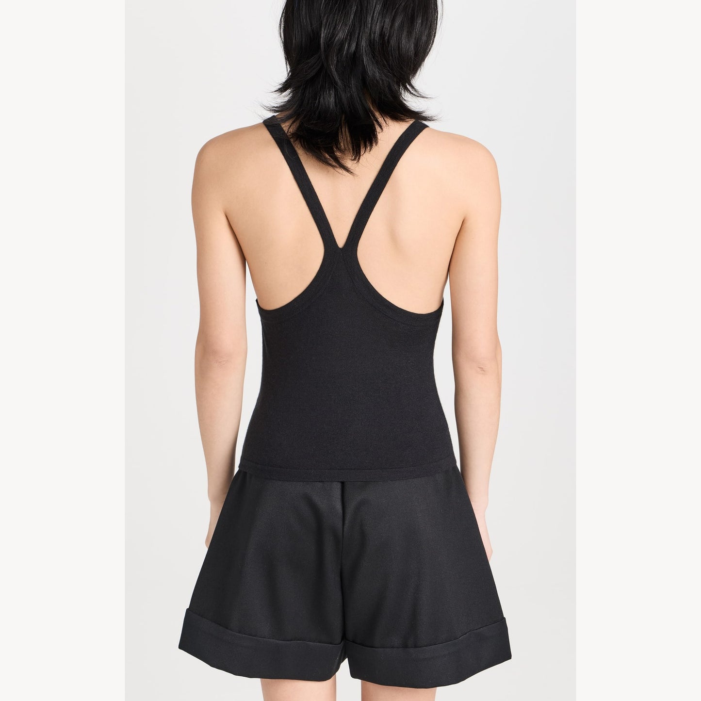 Le Kasha "Malda" Cashmere Tank in Black, size Medium (fits S/M)