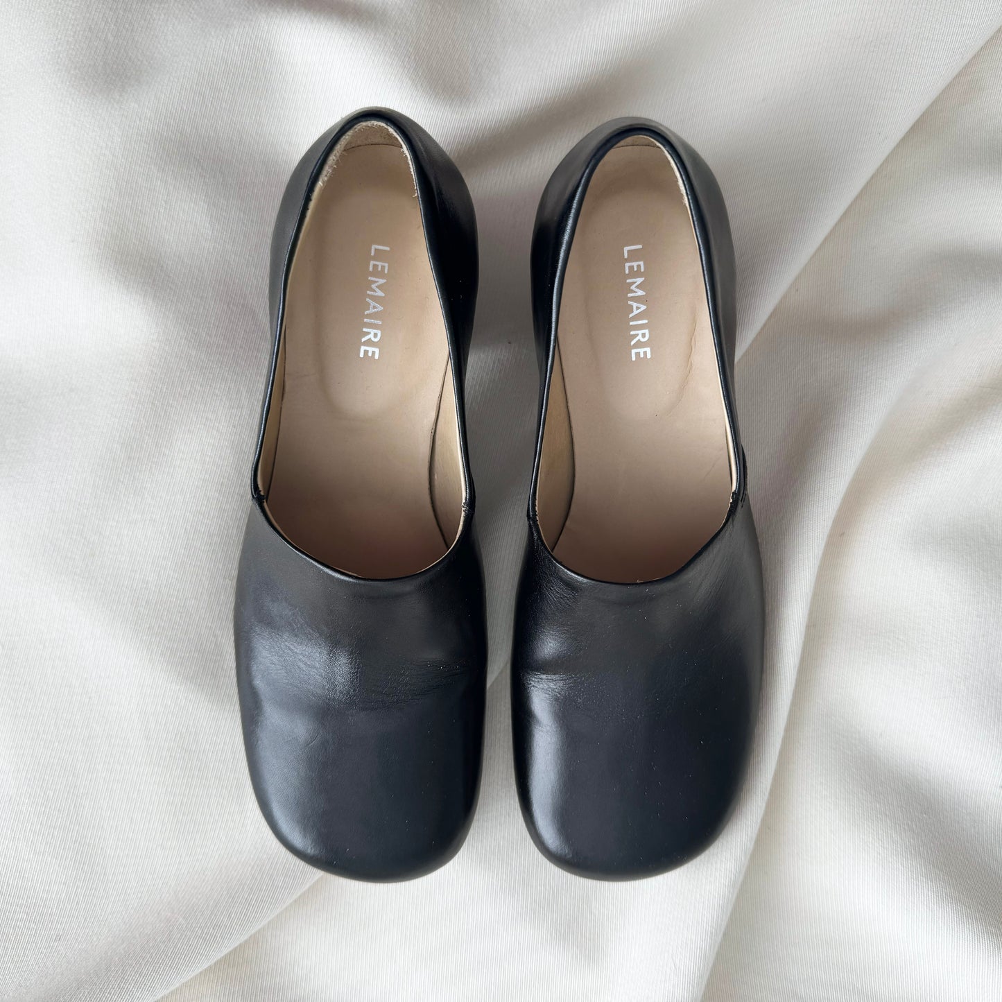 Lemaire "Anatomic" 55mm Pumps in Black, size 36