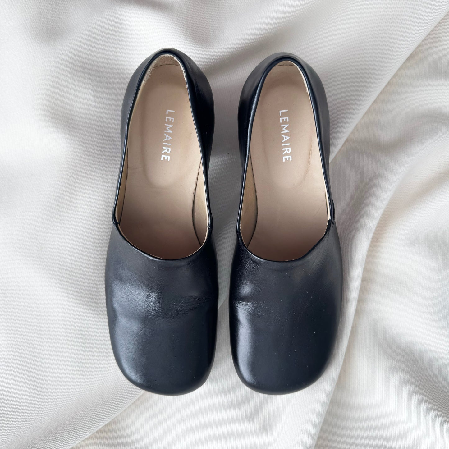 Lemaire "Anatomic" 55mm Pumps in Black, size 36