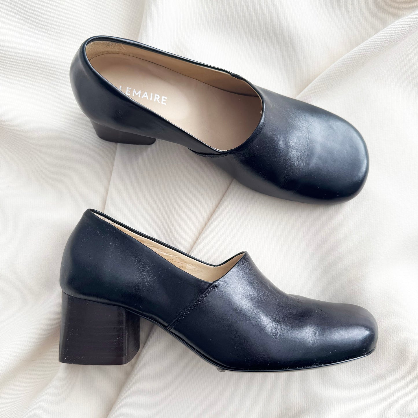 Lemaire "Anatomic" 55mm Pumps in Black, size 36