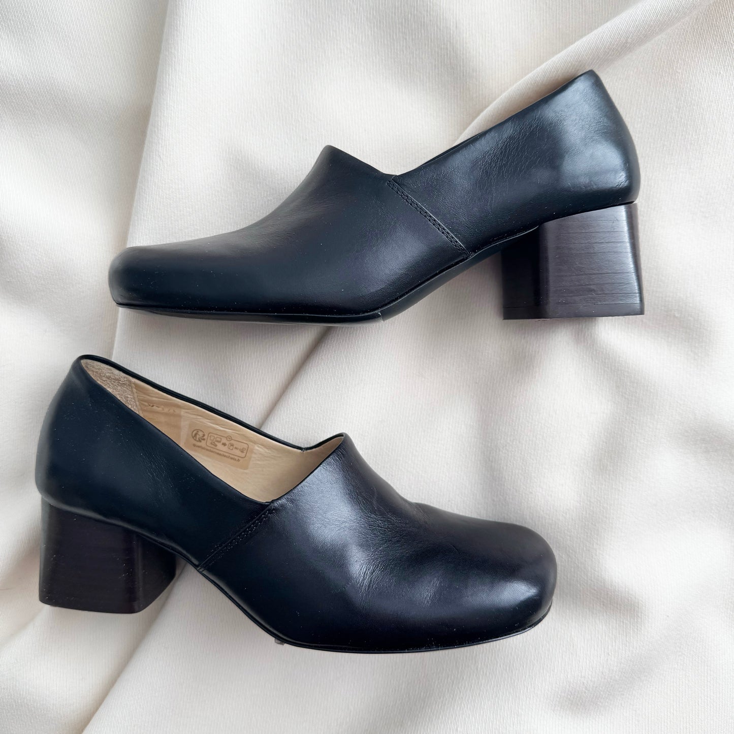 Lemaire "Anatomic" 55mm Pumps in Black, size 36