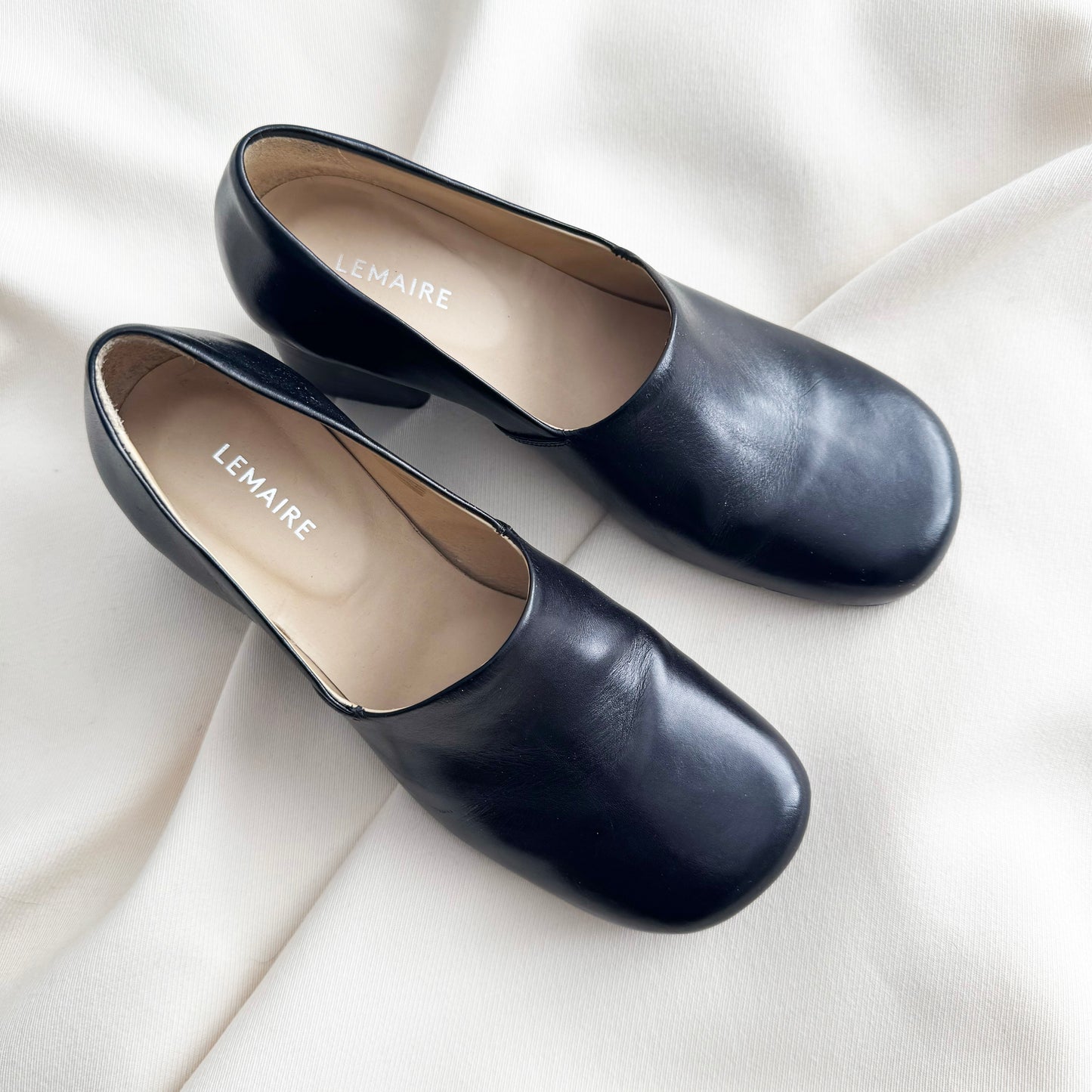 Lemaire "Anatomic" 55mm Pumps in Black, size 36