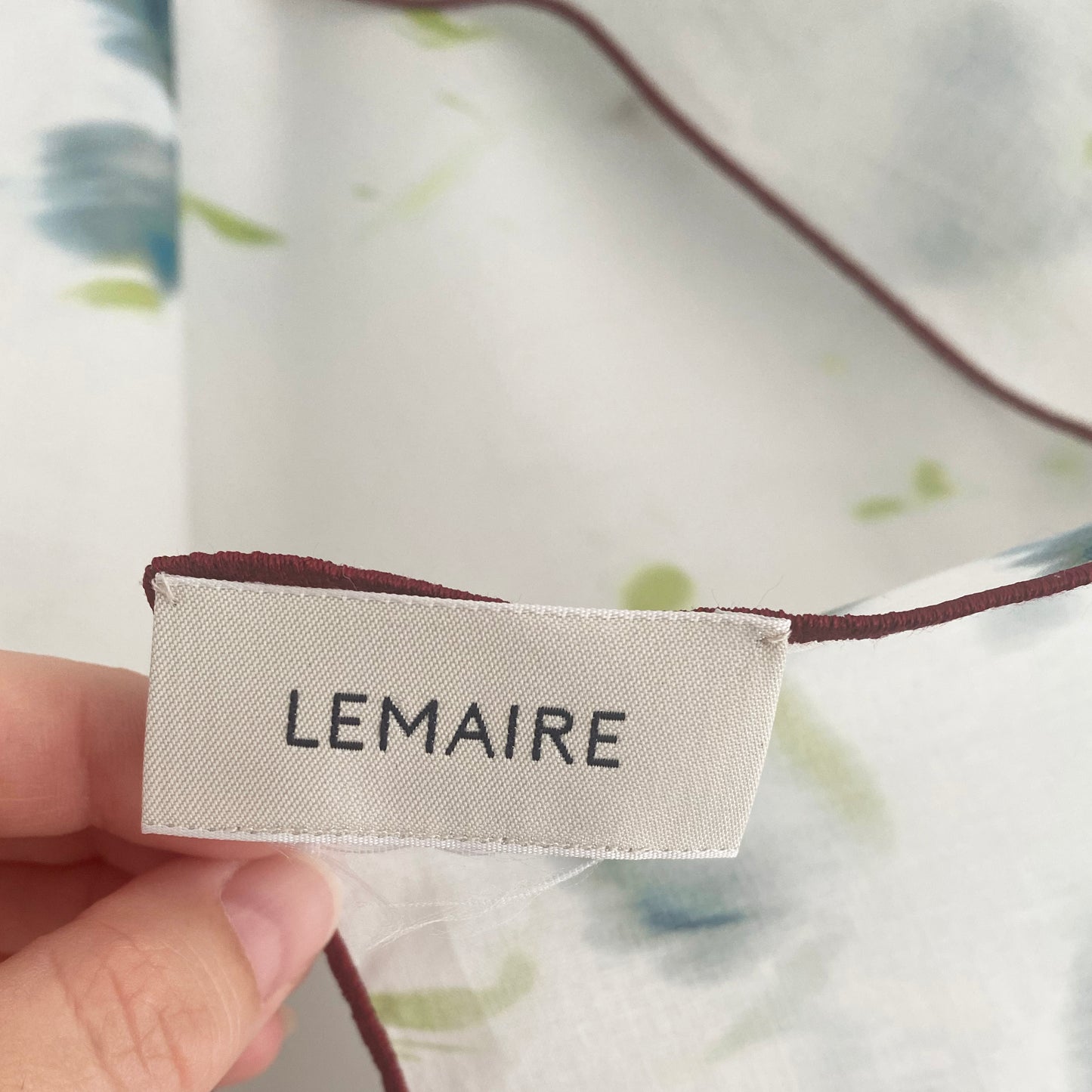 Lemaire Cotton Printed Scarf/Bandana