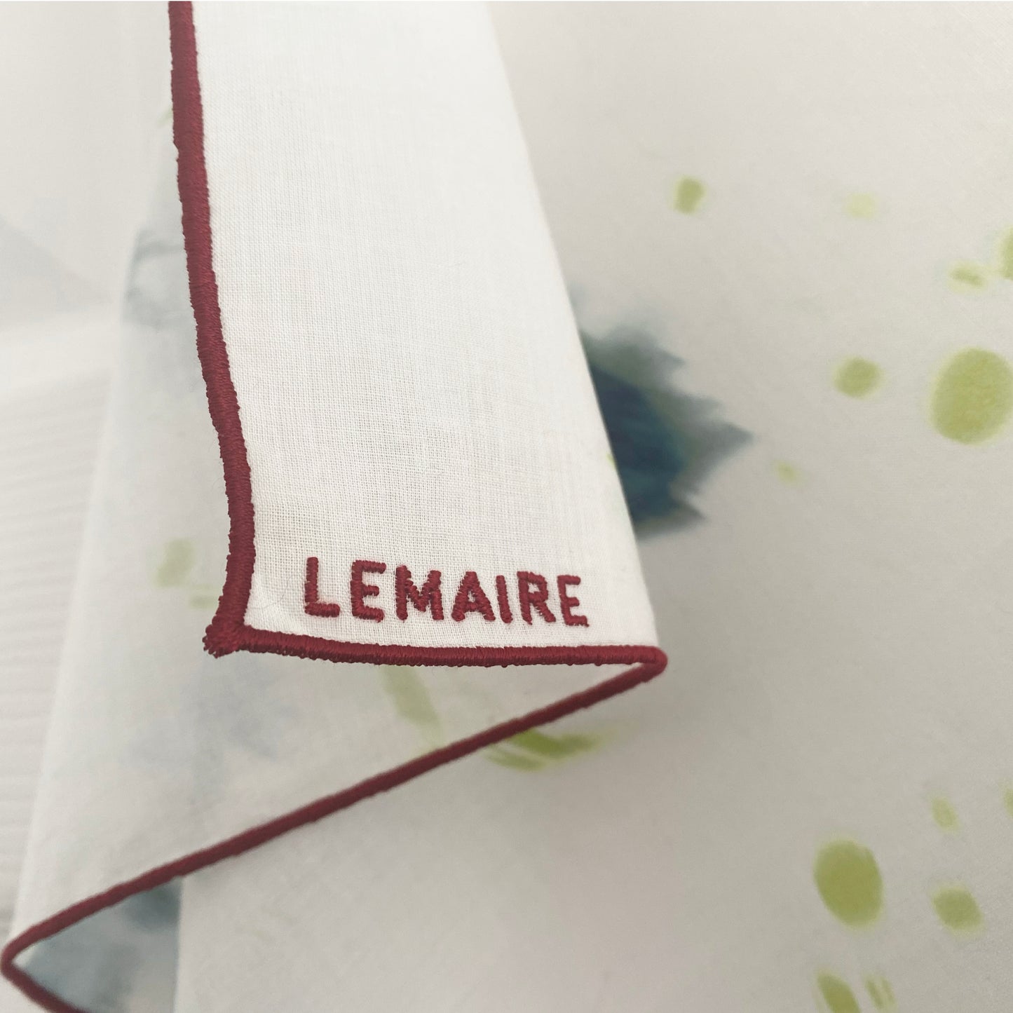 Lemaire Cotton Printed Scarf/Bandana