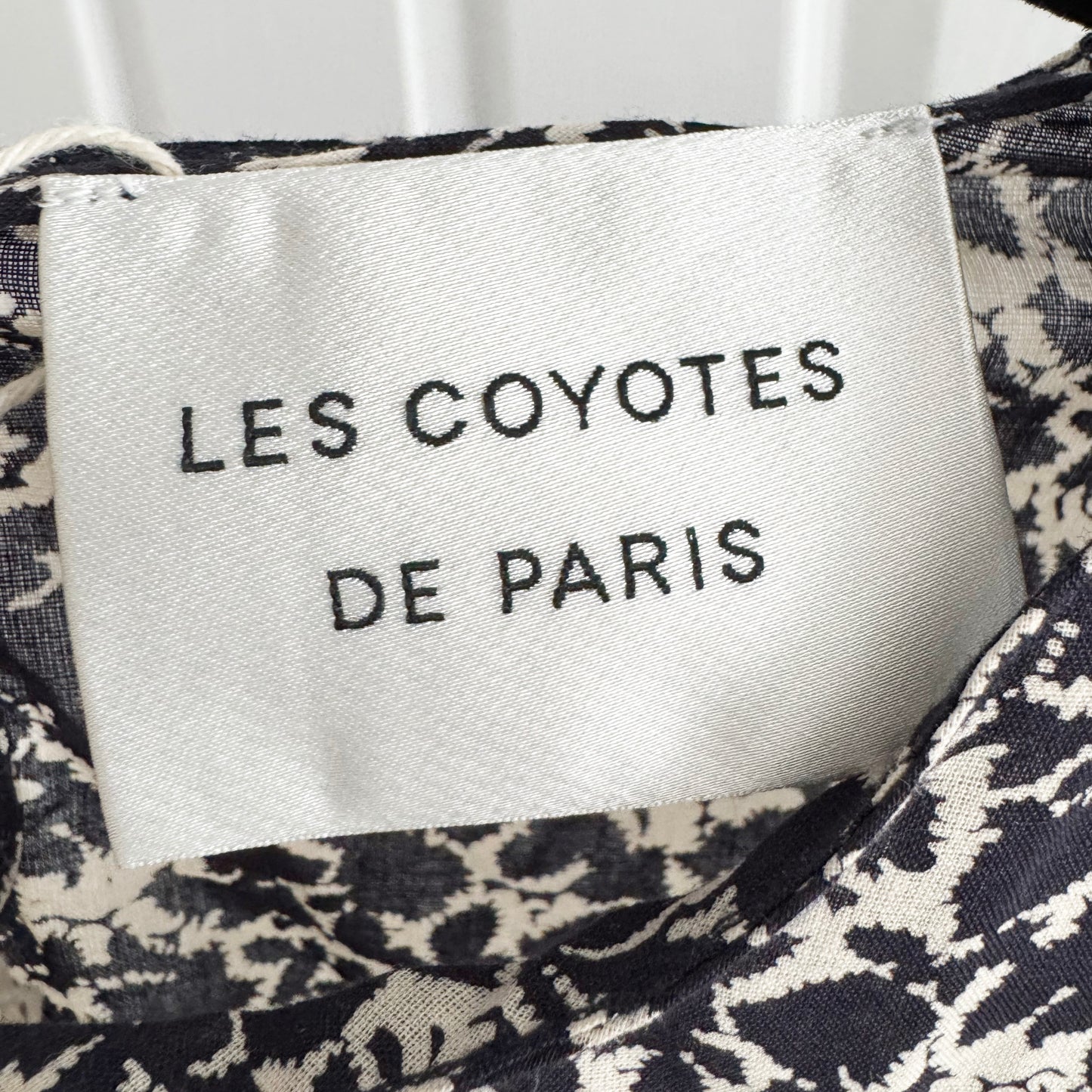 Les Coyotes de Paris printed cotton mini dress, size 18 years