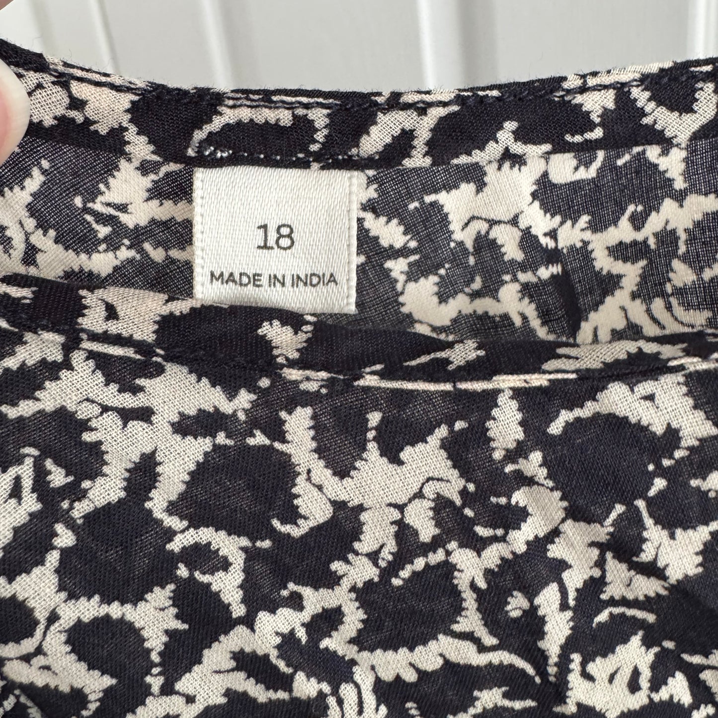 Les Coyotes de Paris printed cotton mini dress, size 18 years