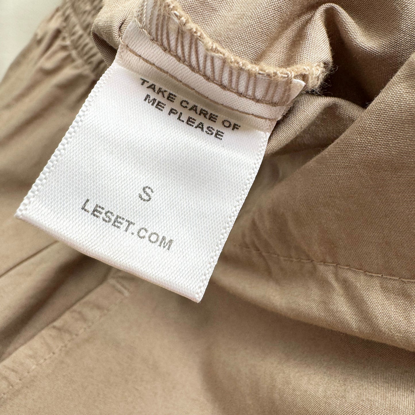 Leset "Kyoto" Pant in Khaki, size Small