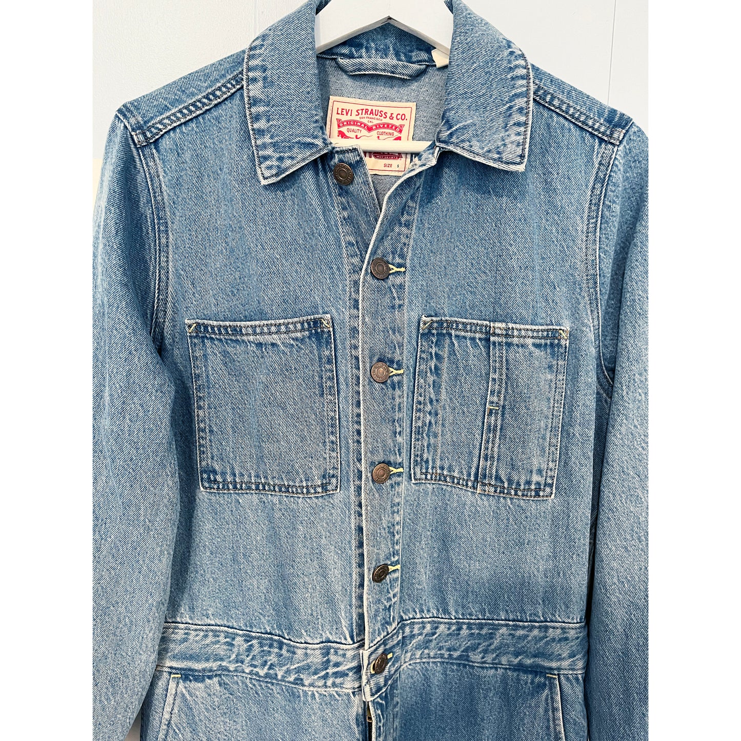 Levis "Icon" Denim Jumpsuit, size Small