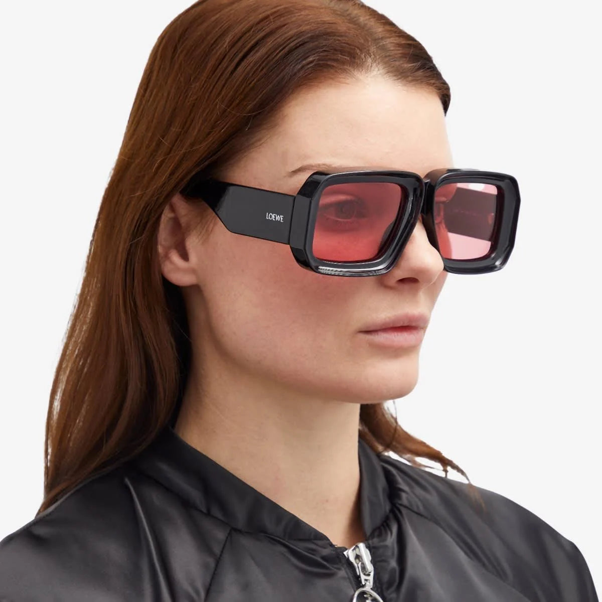 Loewe x Paula's Ibiza 'Dive In Mask' Sunglasses in "Shiny Black"