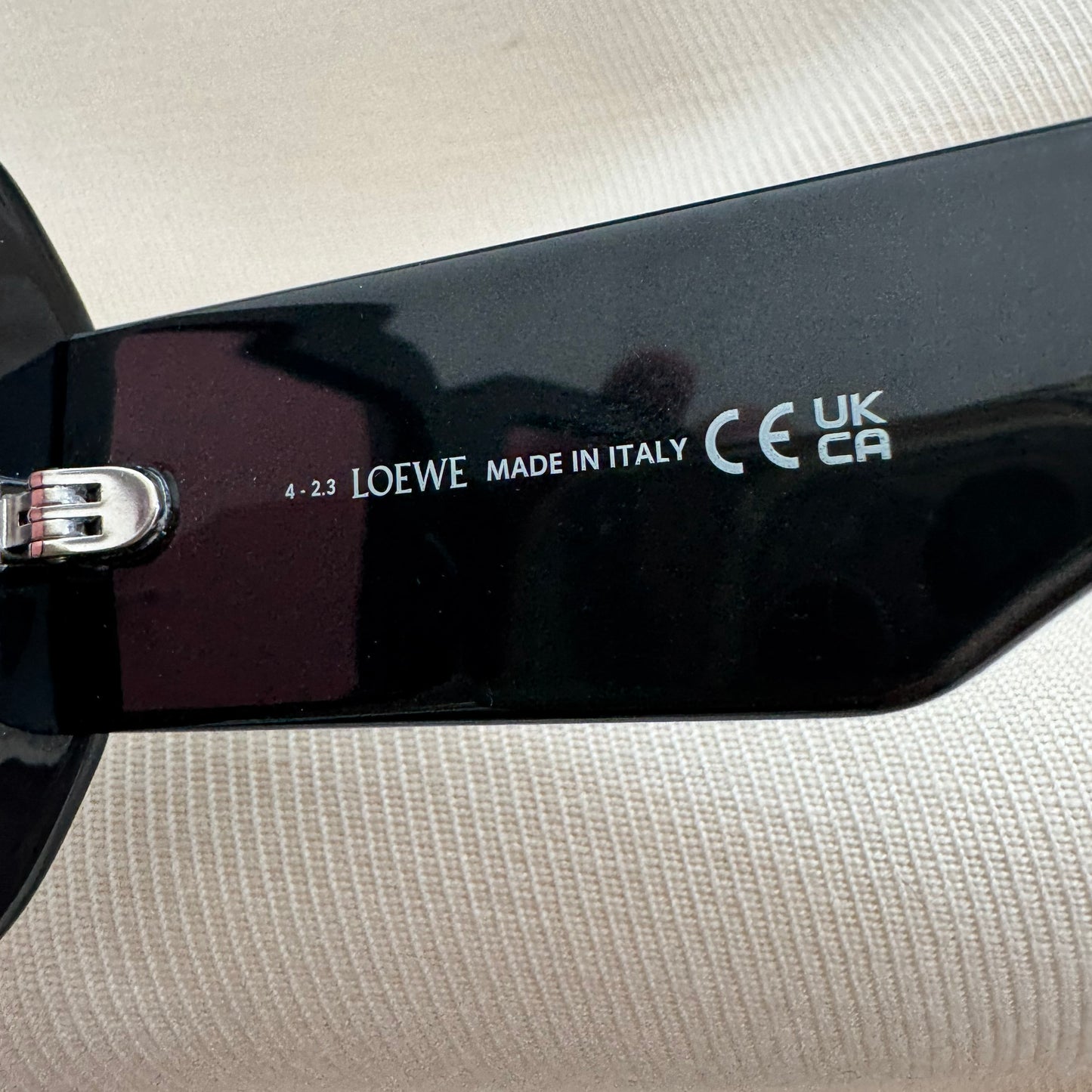 Loewe x Paula's Ibiza 'Dive In Mask' Sunglasses in "Shiny Black"