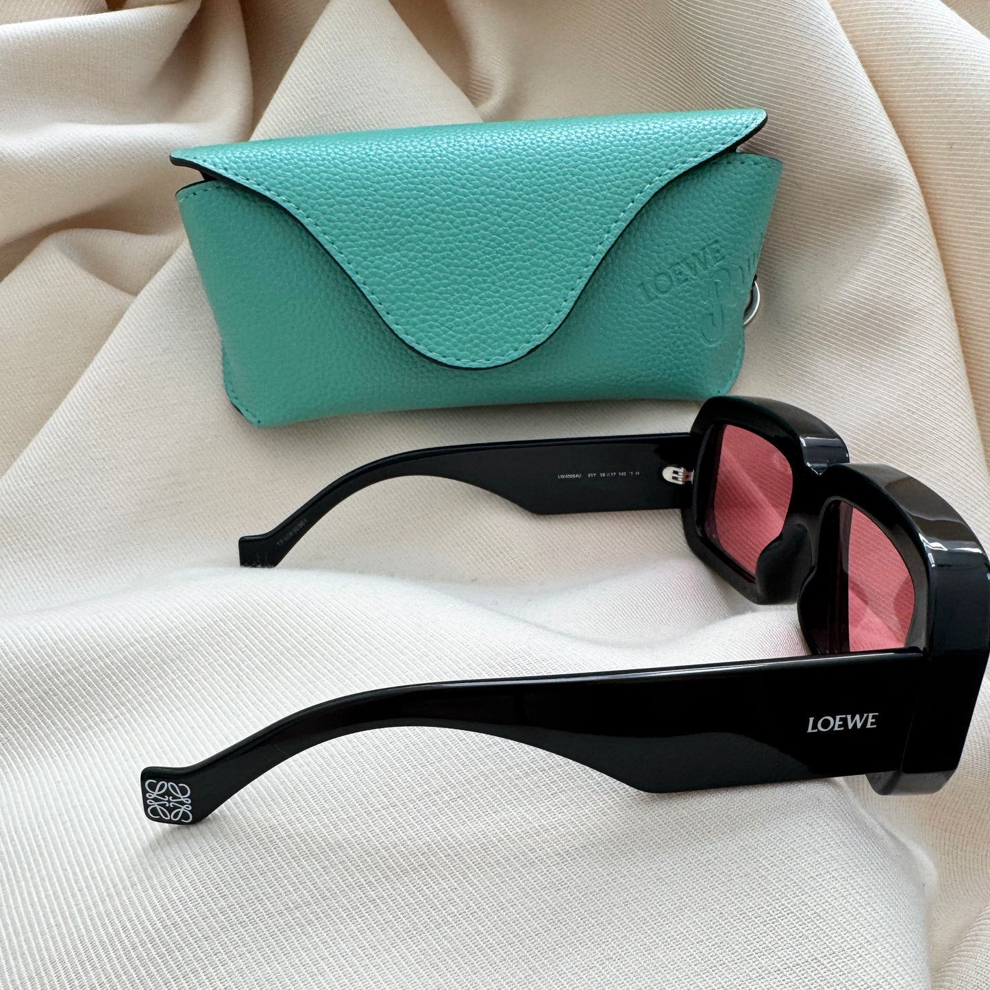 Loewe x Paula's Ibiza 'Dive In Mask' Sunglasses in "Shiny Black"