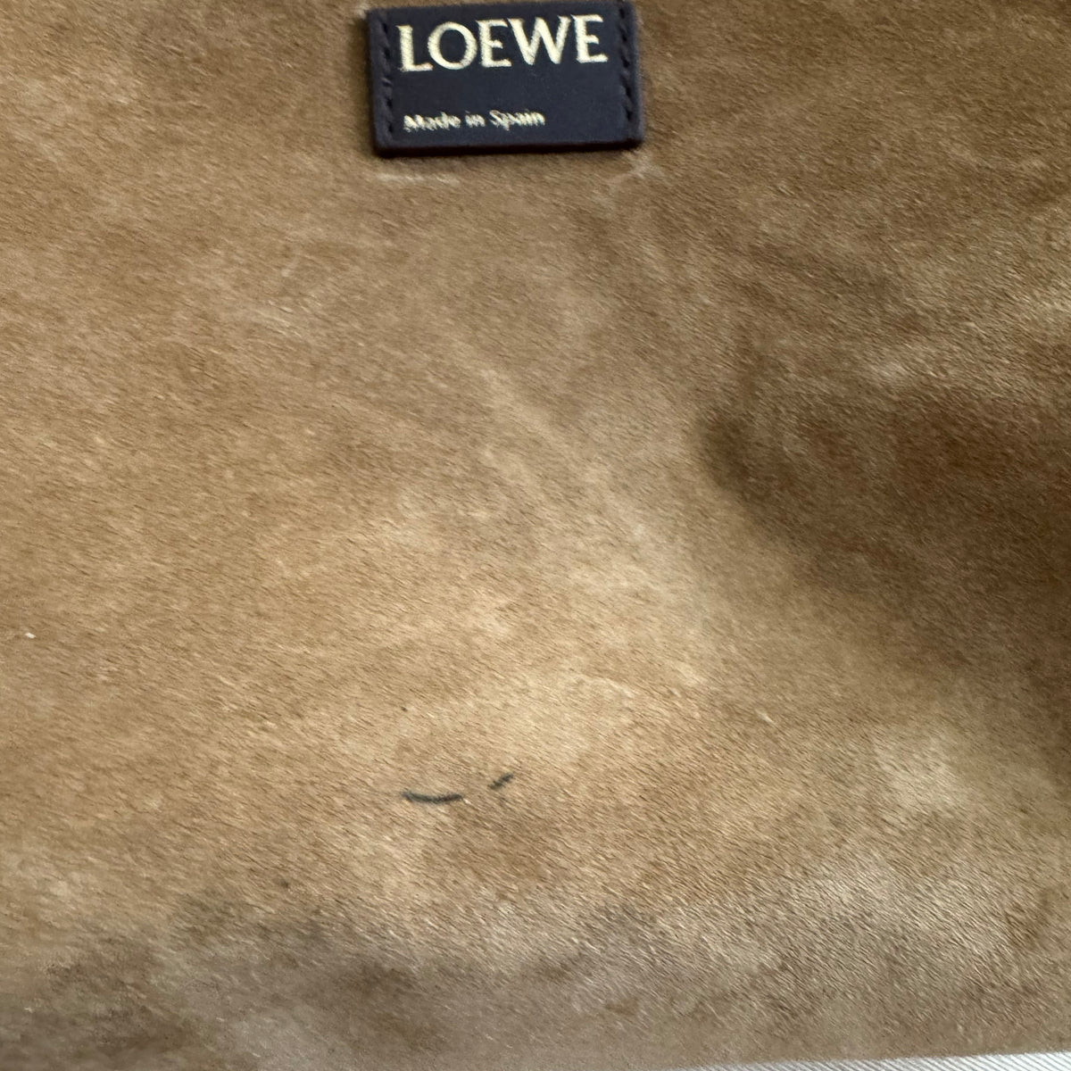 Loewe Medium Flamenco Mellow Nappa Leather Purse in Chestnut Brown