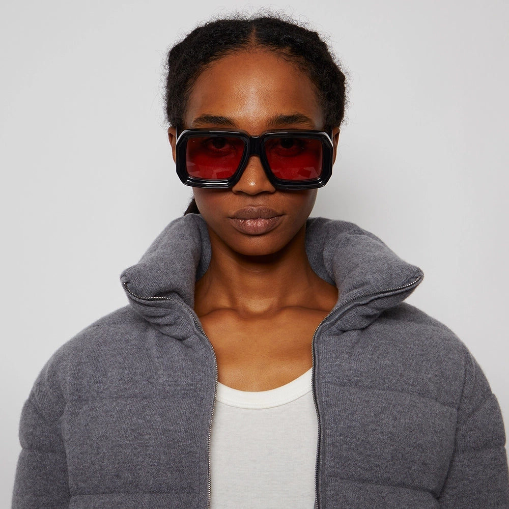 Loewe x Paula's Ibiza 'Dive In Mask' Sunglasses in "Shiny Black"