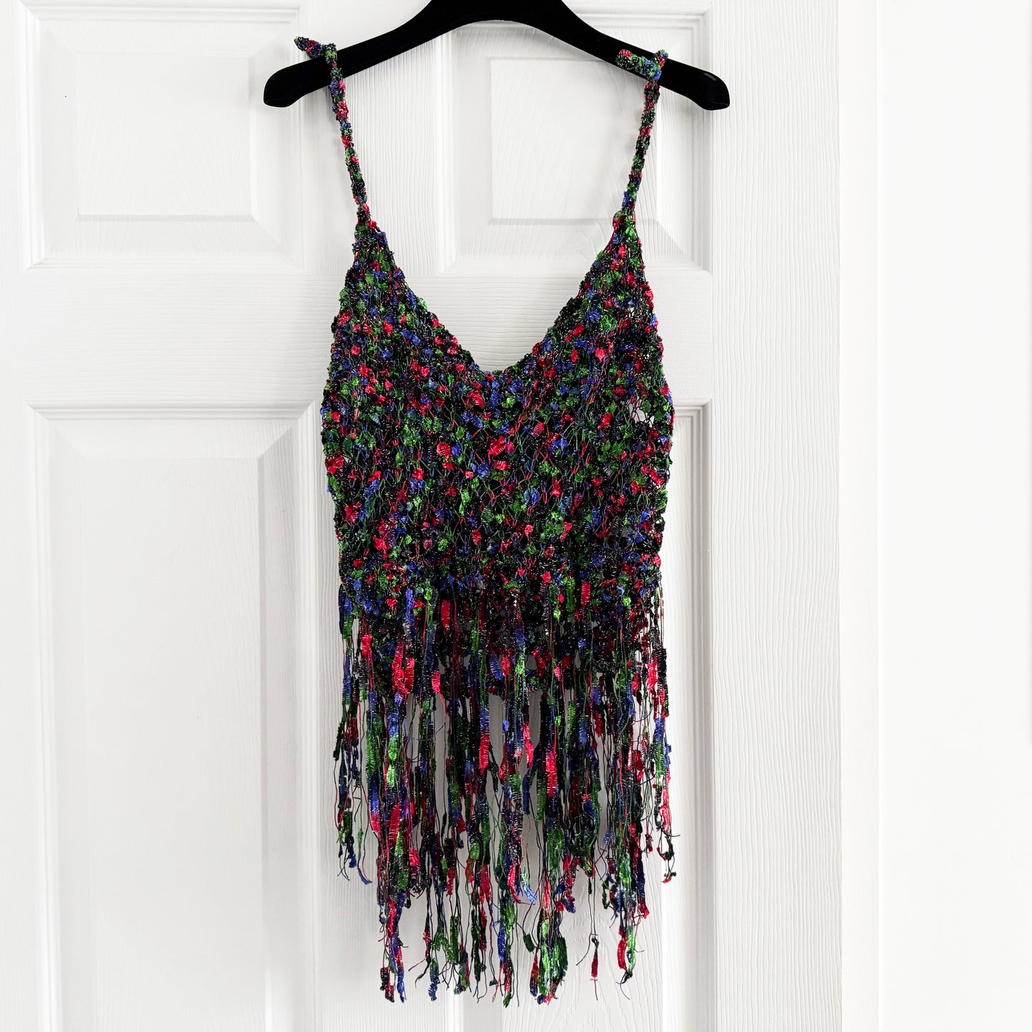 Loewe x Paula's Ibiza Metallic Halter Top, size Small