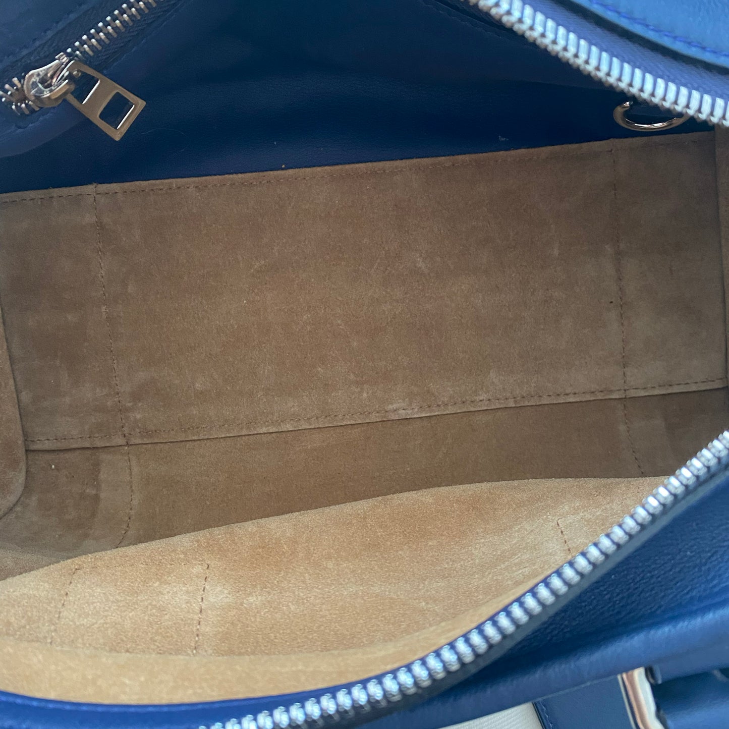 Loewe Amazona 28 Bag in Navy Nappa Calfskin