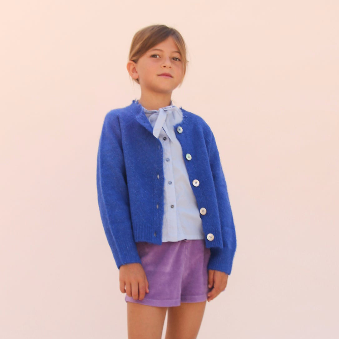 ** KIDS ** Long Live the Queen Cardigan in Blue, size 10 years