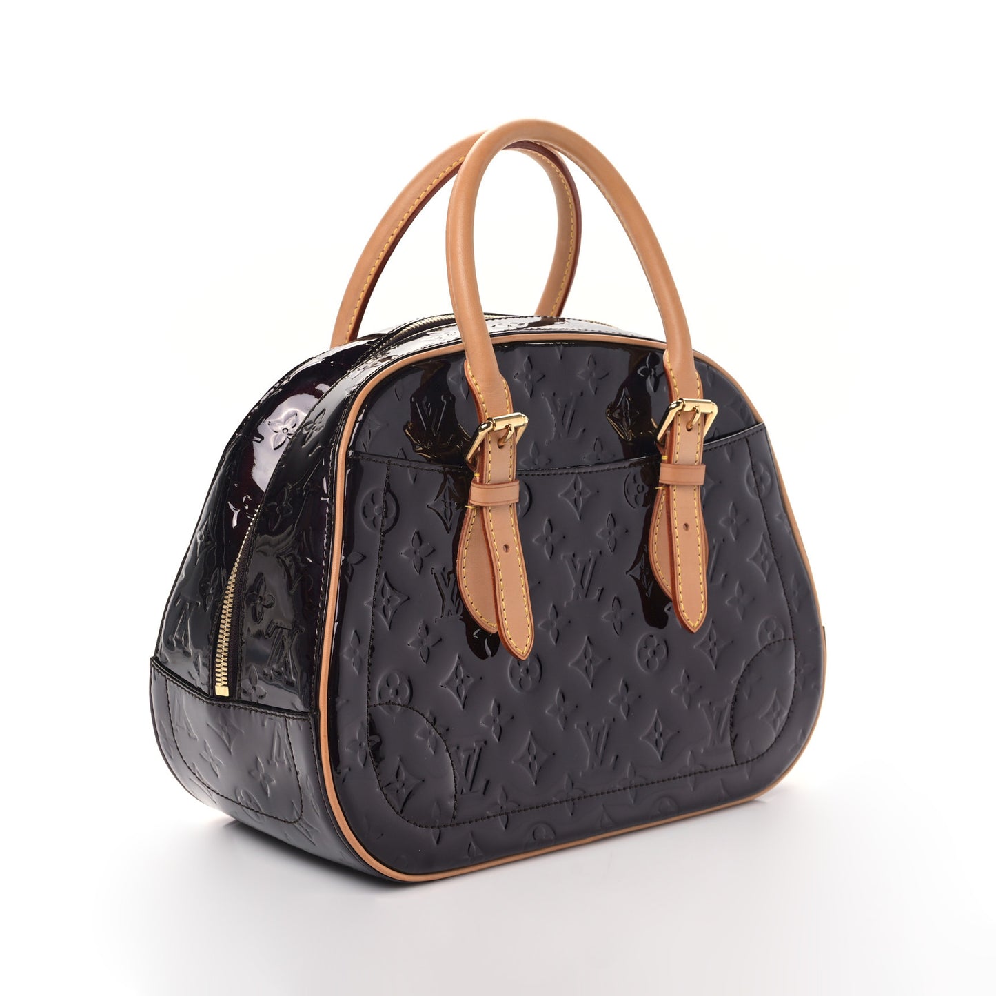 LOUIS VUITTON  Vernis Summit Drive Bag in "Amarante"