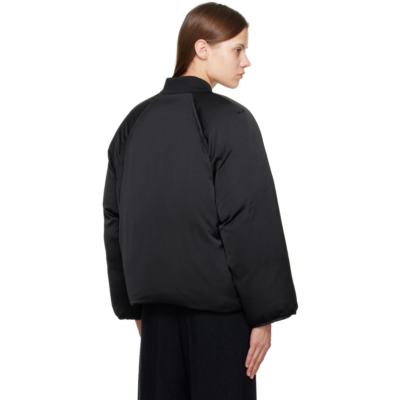 Loulou Studio "Dion" Puffer Jacket in Black, size Large