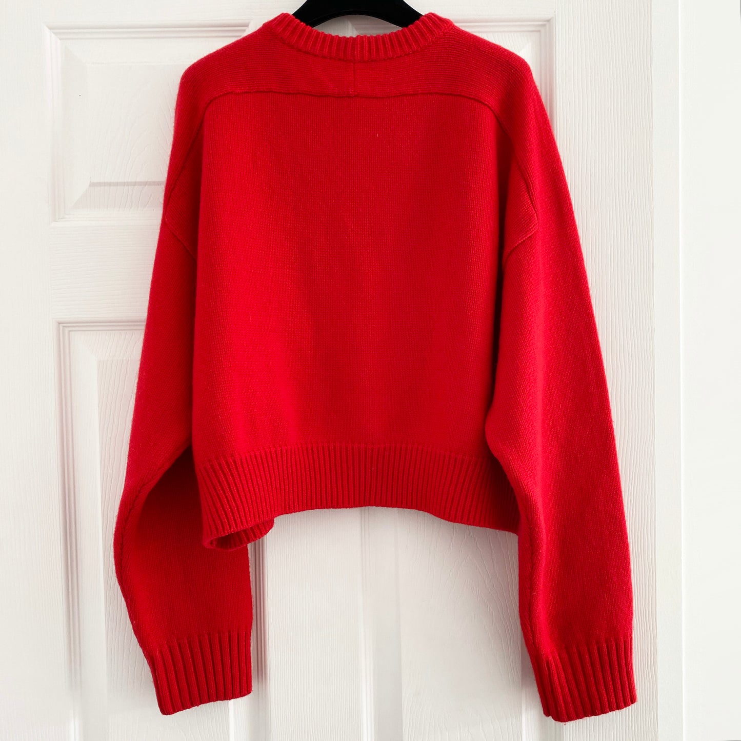 Lou Lou Studio "Bruzzi" Sweater in Red, size XS (fits oversize)