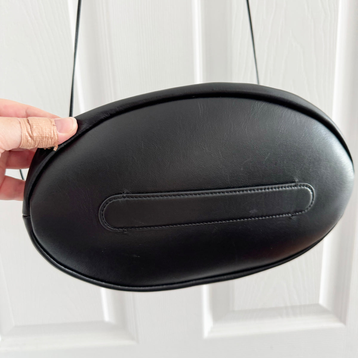 Loulou Studio "Lou" Soft Leather Pouch in Black