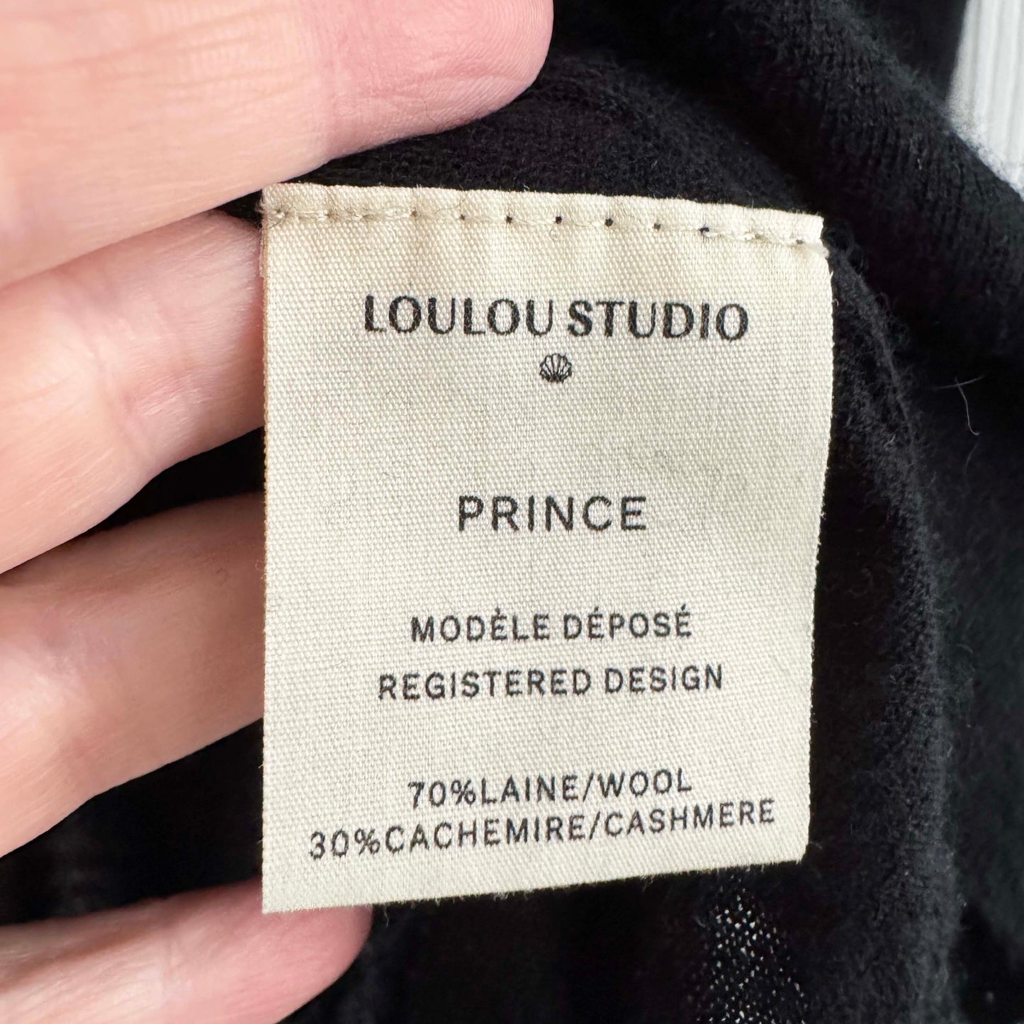 LouLou Studio Haut à épaules rembourrées « Prince », taille Small
