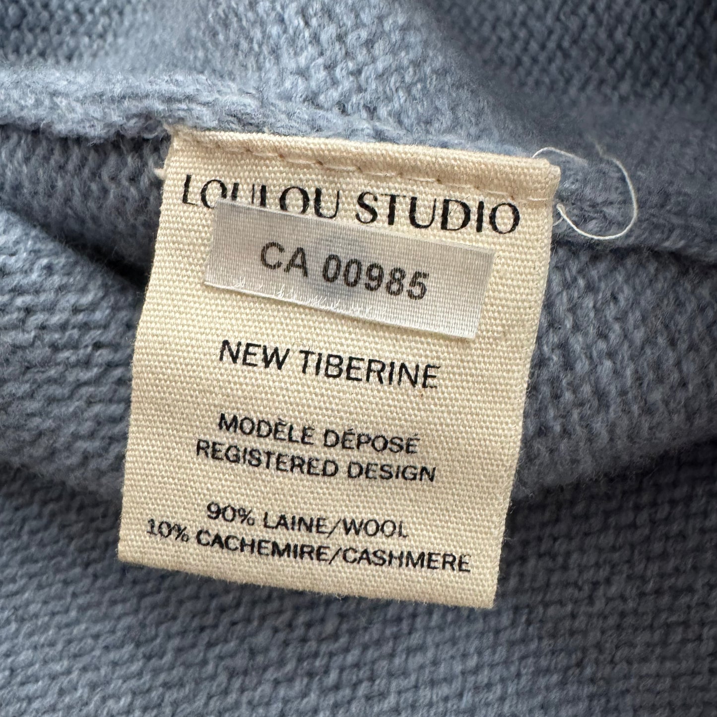 Loulou de Saison "Tiberine" Cardigan in Blue, size Medium