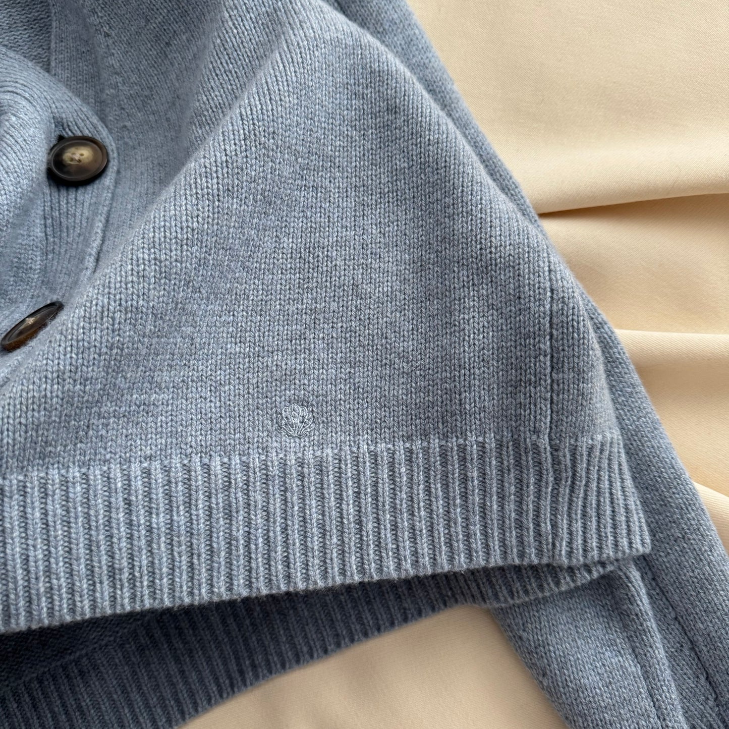 Loulou de Saison "Tiberine" Cardigan in Blue, size Medium