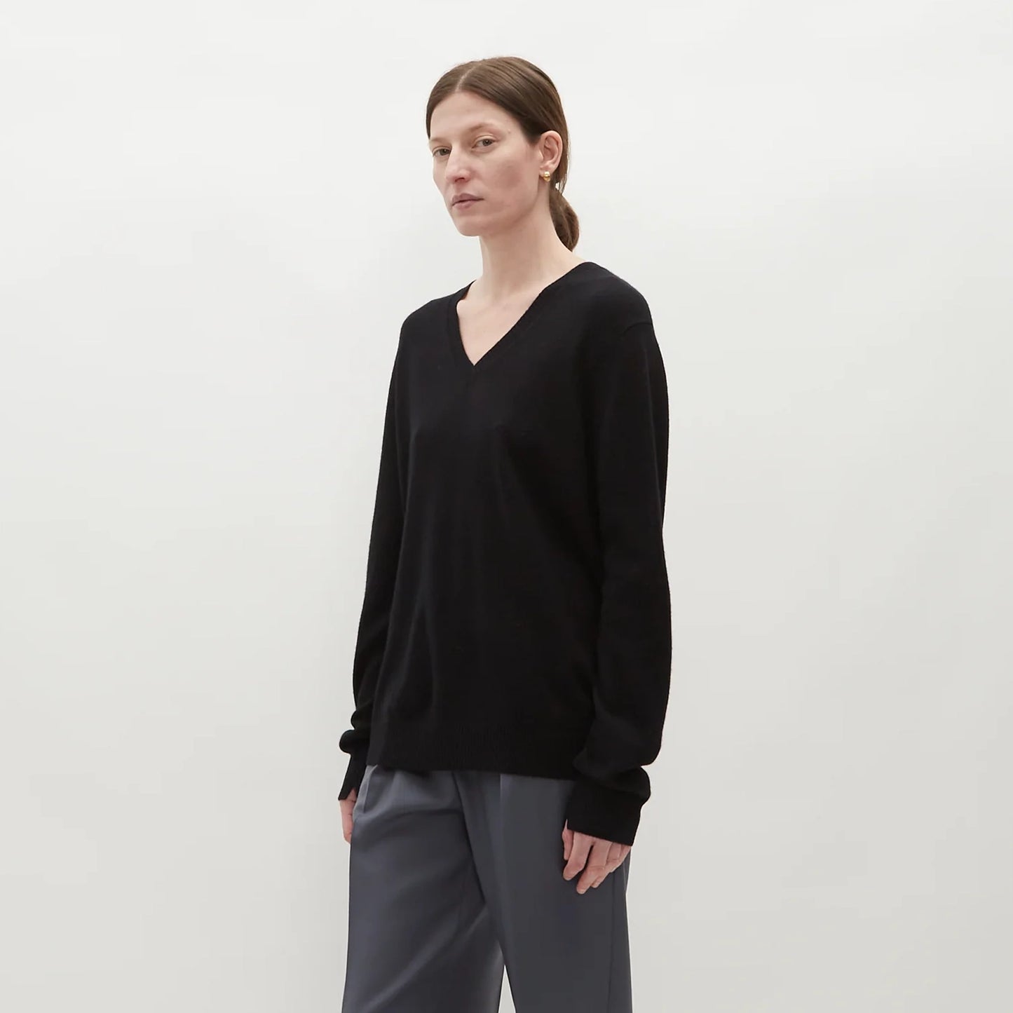Loulou Studio "Serafini" sweater in black, size Small