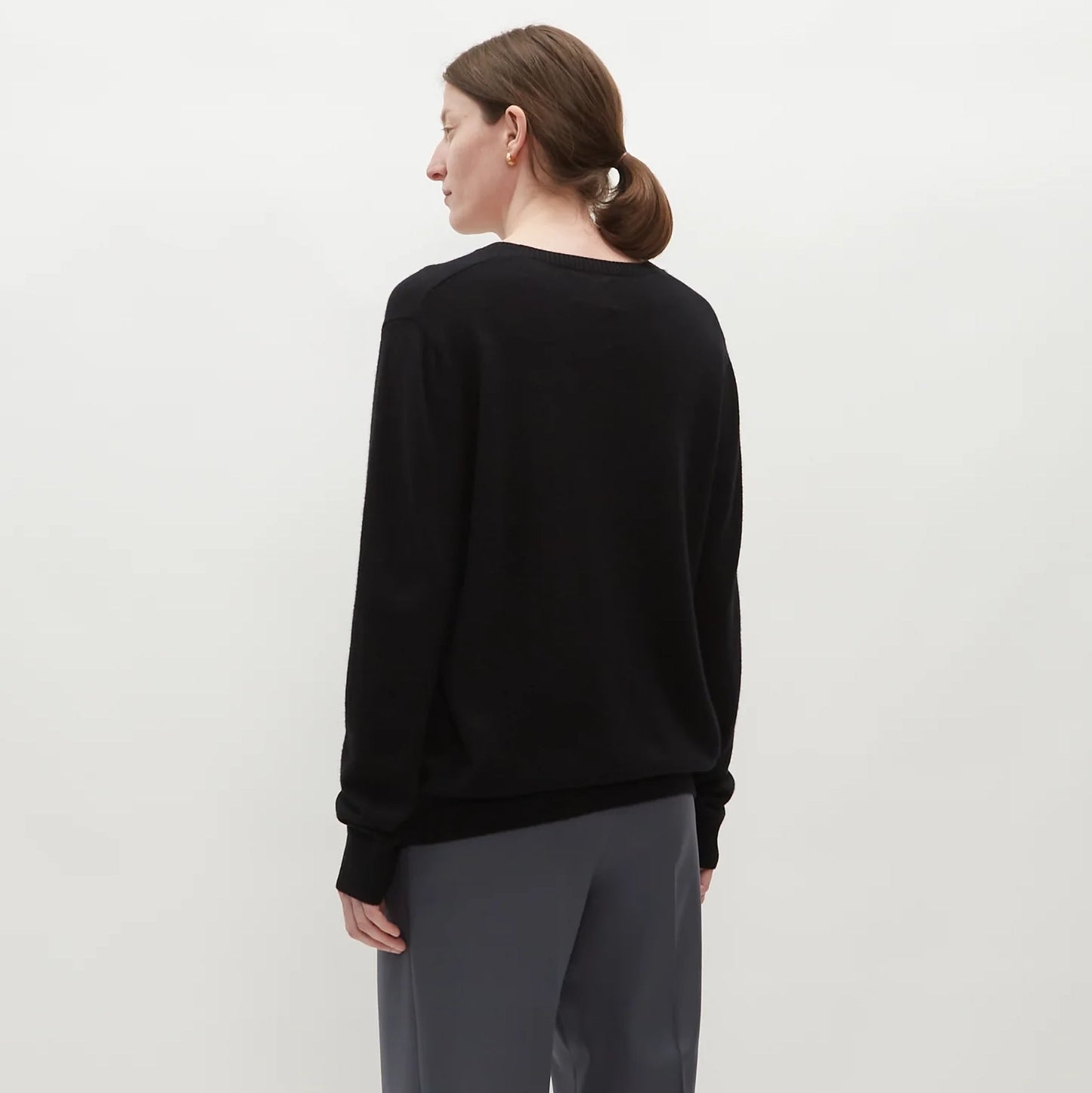 Loulou Studio "Serafini" sweater in black, size Small