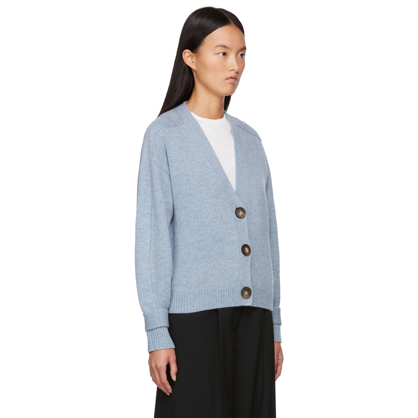 Loulou de Saison "Tiberine" Cardigan in Blue, size Medium