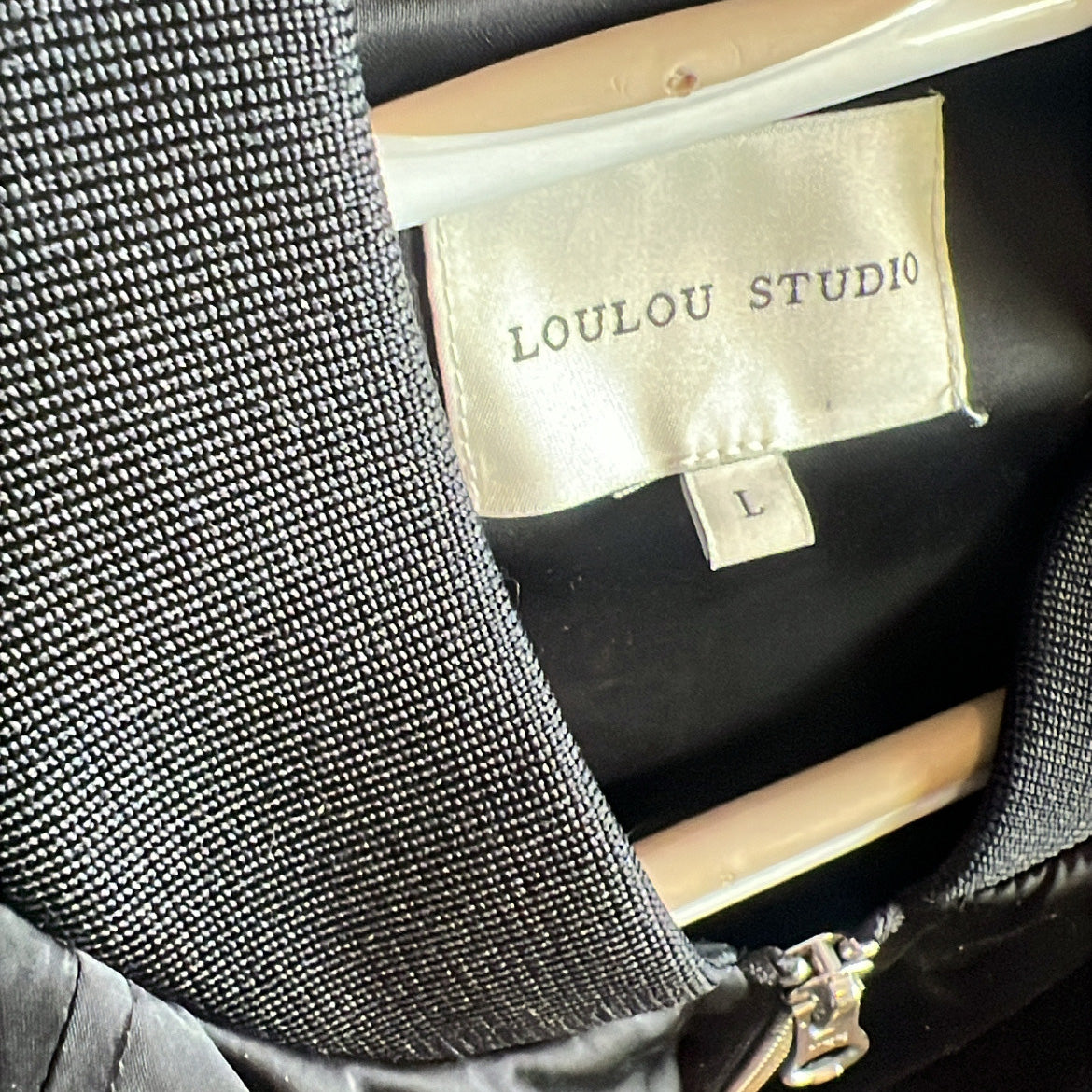 Loulou Studio "Dion" Puffer Jacket in Black, size Large
