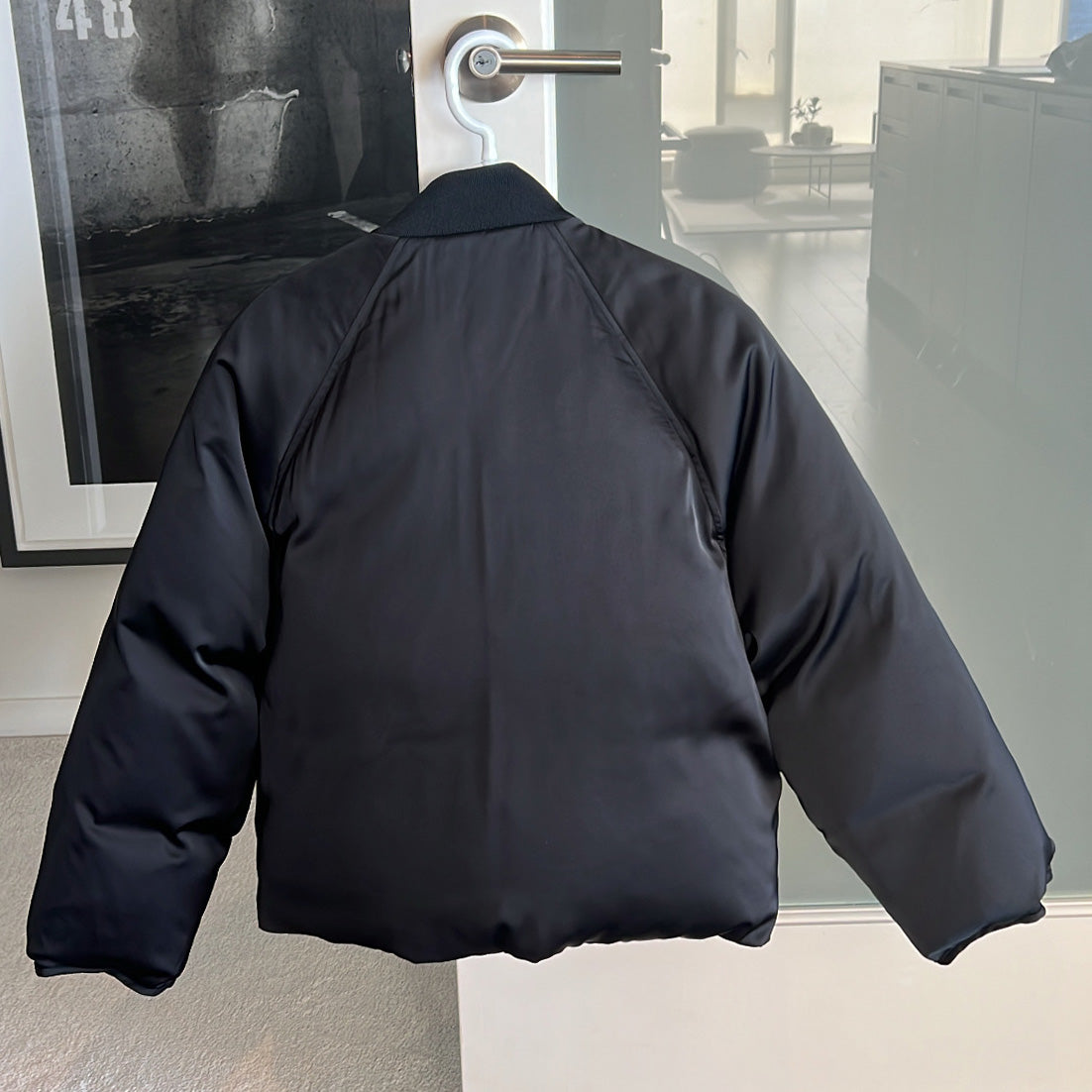Loulou Studio "Dion" Puffer Jacket in Black, size Large