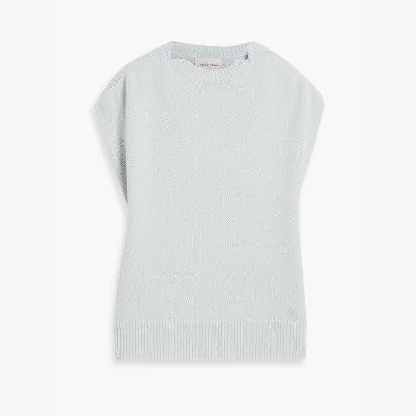 Loulou Studio "Sagar" Sweater in Sky Blue, size XS