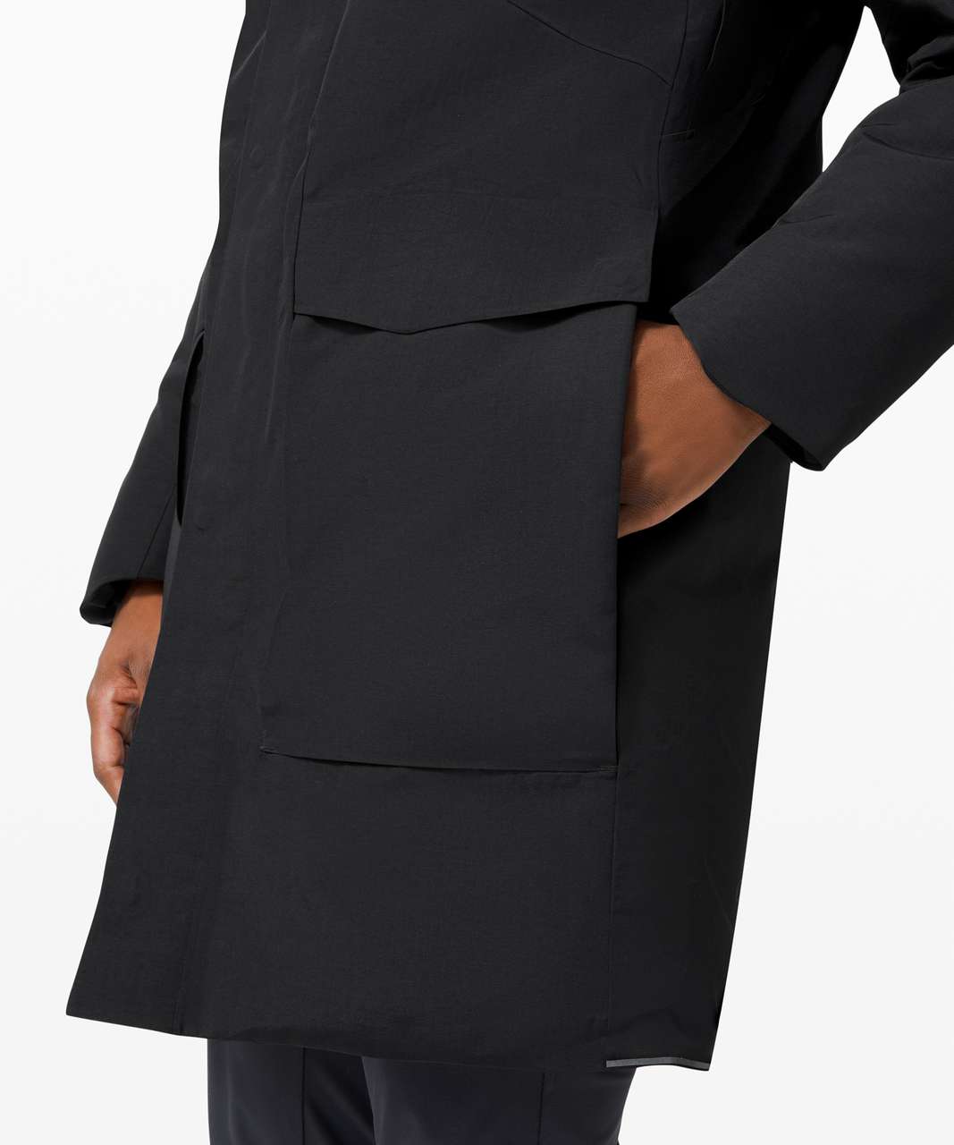 ** MENS ** Lululemon "Cold City" Parka in Black, size Small