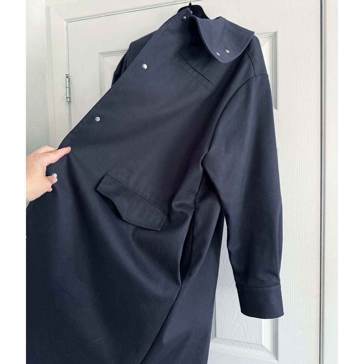 Luxton "Boomerang Trench"  in Navy, size M/L (fits M-XL)