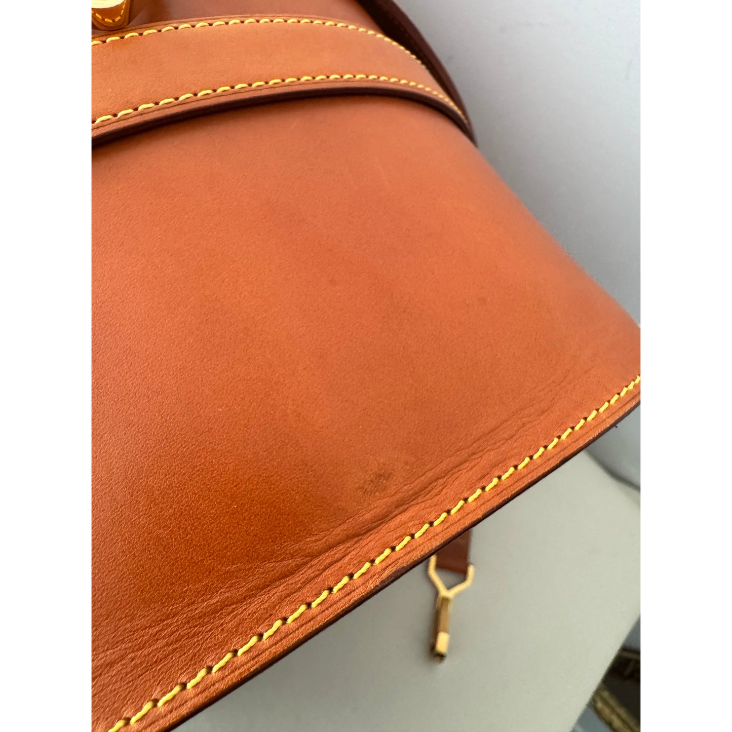 Louis Vuitton "Nubie" Weekender Bag in Leather