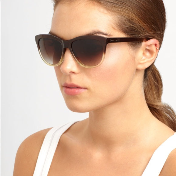 Oliver Peoples "Reigh" Brown Sunglasses