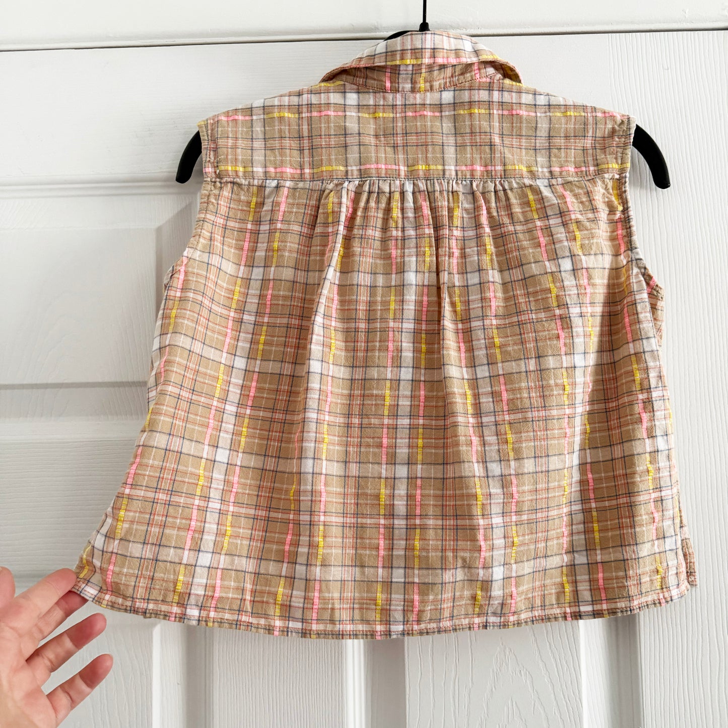 MAAN KIDS "Camden" Plaid Top, size 10 years