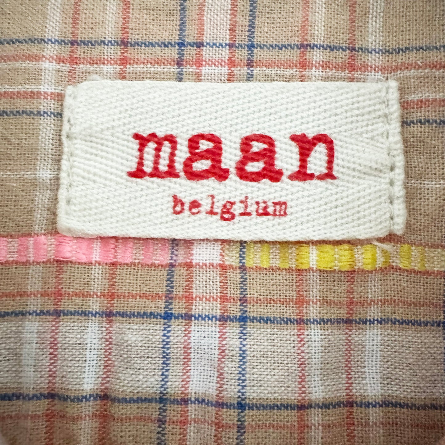 MAAN KIDS "Camden" Plaid Top, size 10 years