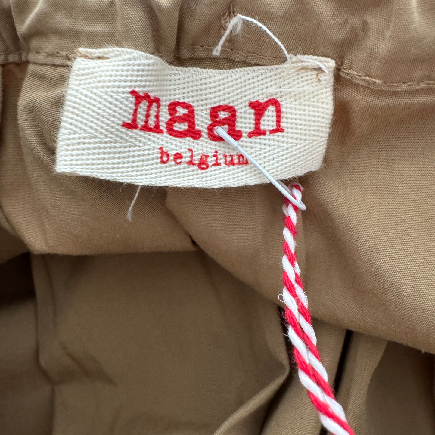 ** KIDS ** Maan Pleated Skirt in Tan, size 12 years